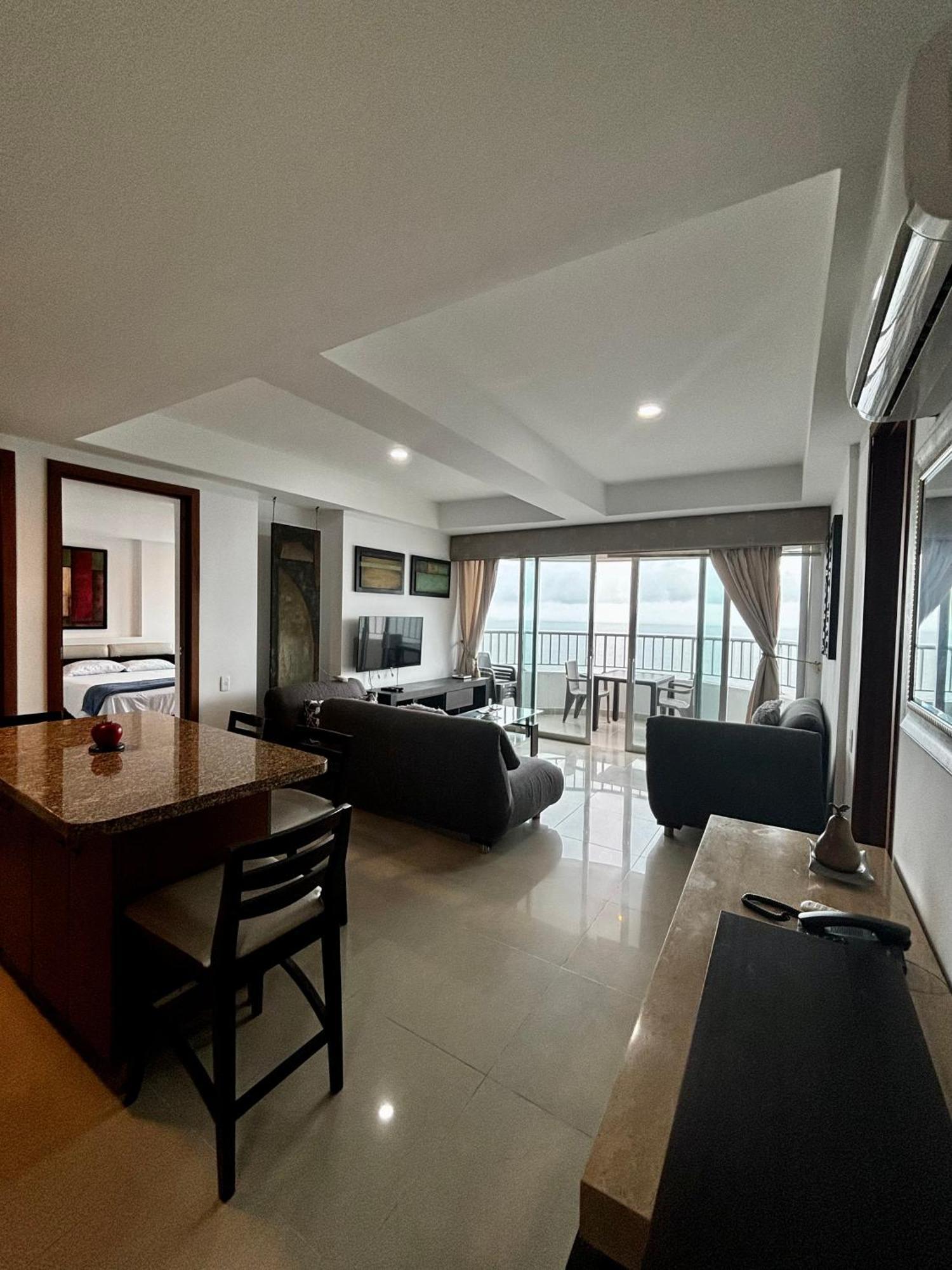 Paraiso En Bocagrande Con Vista Al Mar Картахена Экстерьер фото